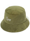 JACQUARD PATTERN WARM BUCKET HAT KHAKI - OGARP - BALAAN 3