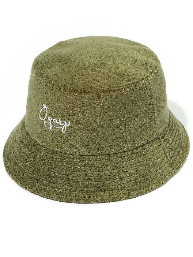 Jacquard Pattern Warm Bucket Hat Khaki - OGARP - BALAAN 3