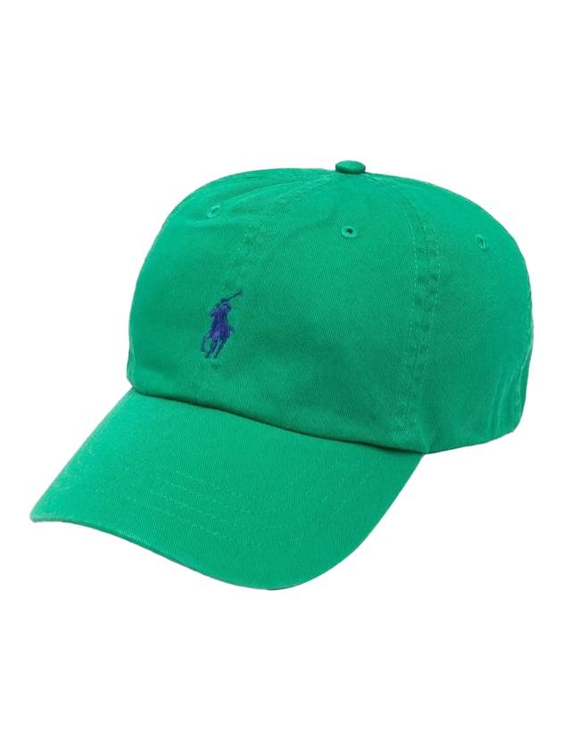 Embroidered Pony Logo Ball Cap Grass Green - POLO RALPH LAUREN - BALAAN 1