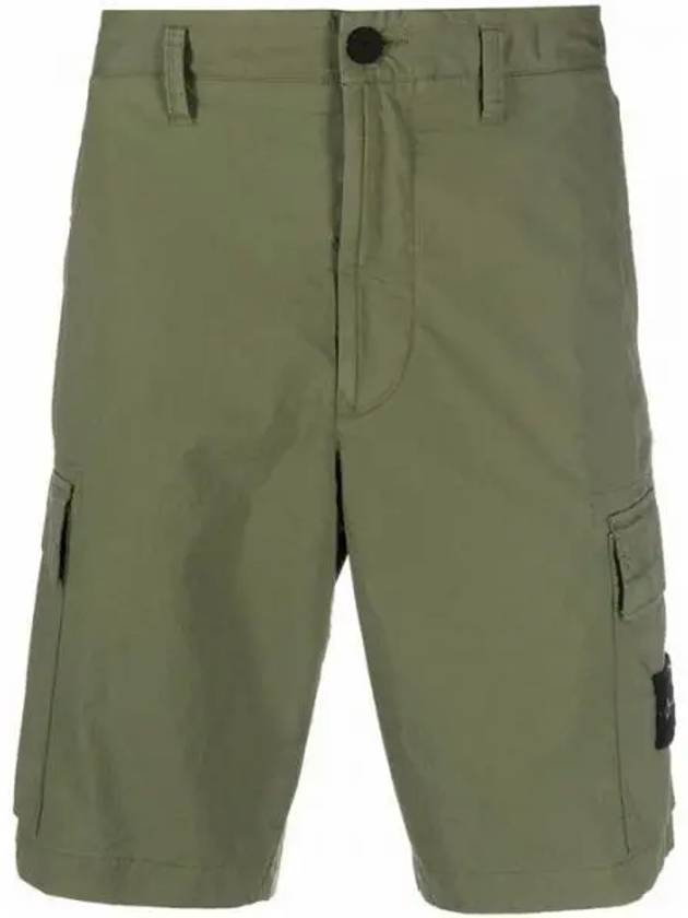 7615L0803 Wappen Patch Bermuda Cargo Shorts 1207685 - STONE ISLAND - BALAAN 1