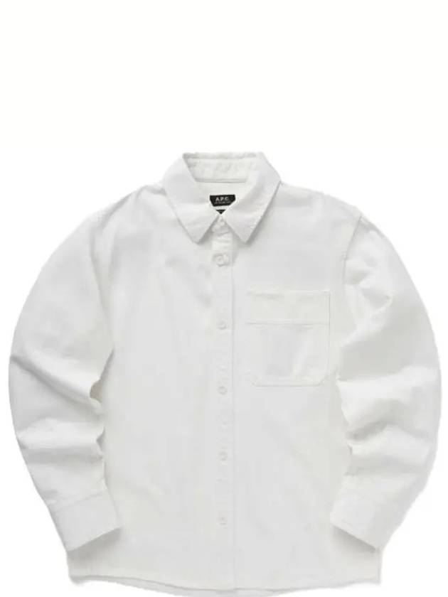 Basile Brodee Long Sleeve Shirt White - A.P.C. - BALAAN 2