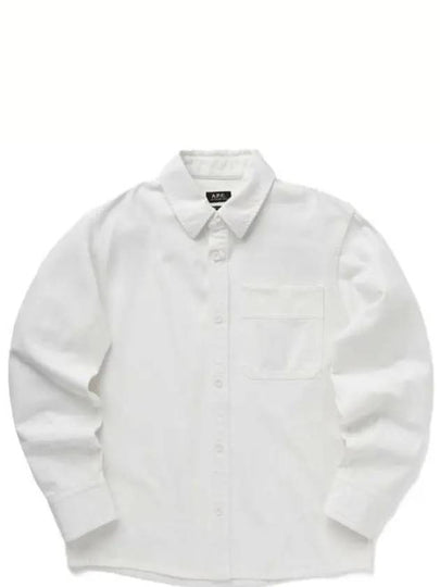 Basile Brodee Long Sleeve Shirt White - A.P.C. - BALAAN 2