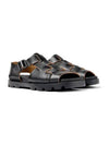 Brutus Interwoven Design Leather Sandals Black - CAMPER - BALAAN 2