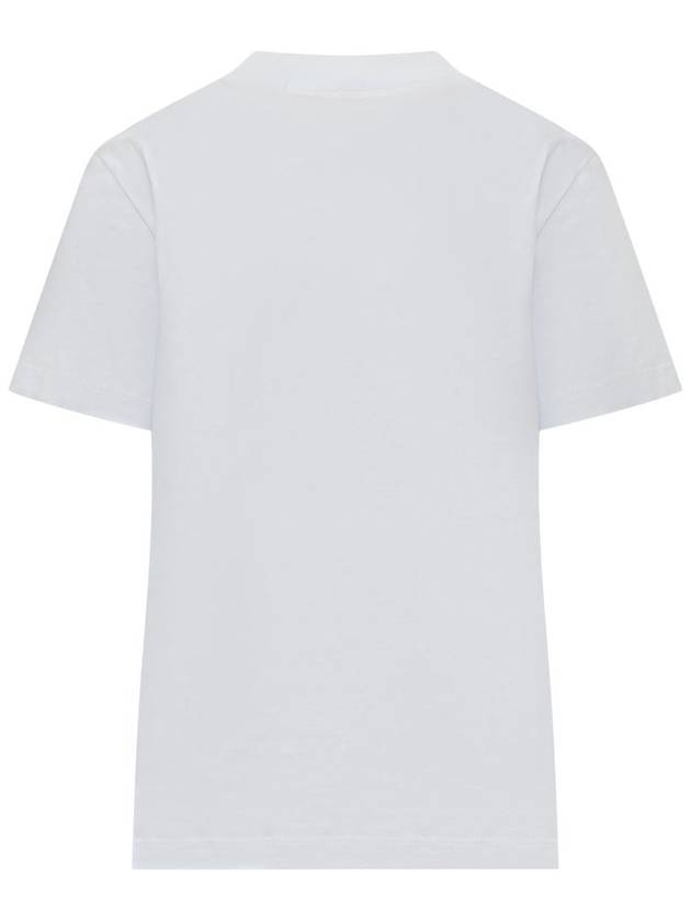 Micro Logo Short Sleeve T-Shirt White - MSGM - BALAAN 3