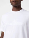 Men's Logo Short Sleeve T-Shirt White - STONE ISLAND - BALAAN 4