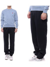 Men's Technical Cotton Track Pants Navy - AMI - BALAAN 2