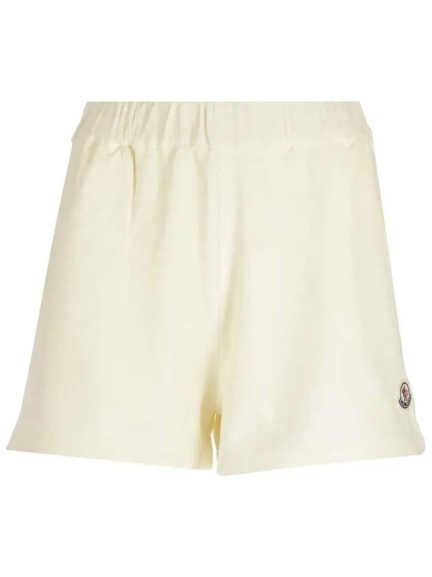 Women's Terrycloth Shorts White - MONCLER - BALAAN 3