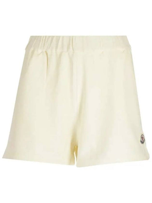 Terry Short Pants Ivory 8H000 22 596LS 034 - MONCLER - BALAAN 2