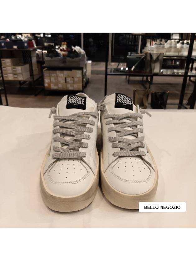 Stardan Black Tab Low Top Sneakers White - GOLDEN GOOSE - BALAAN 3