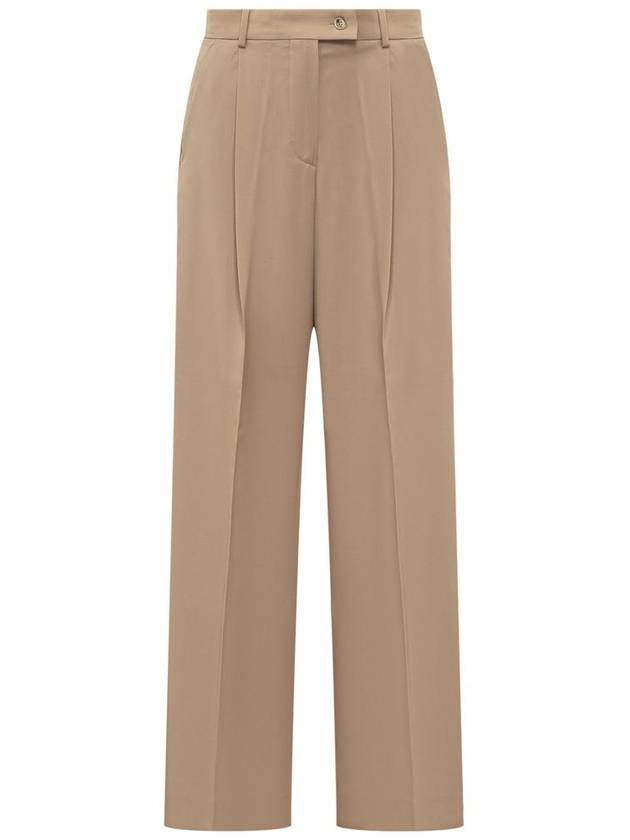 Bella oversized stretch wool wide pants beige - MAX MARA SPORTMAX - BALAAN 2