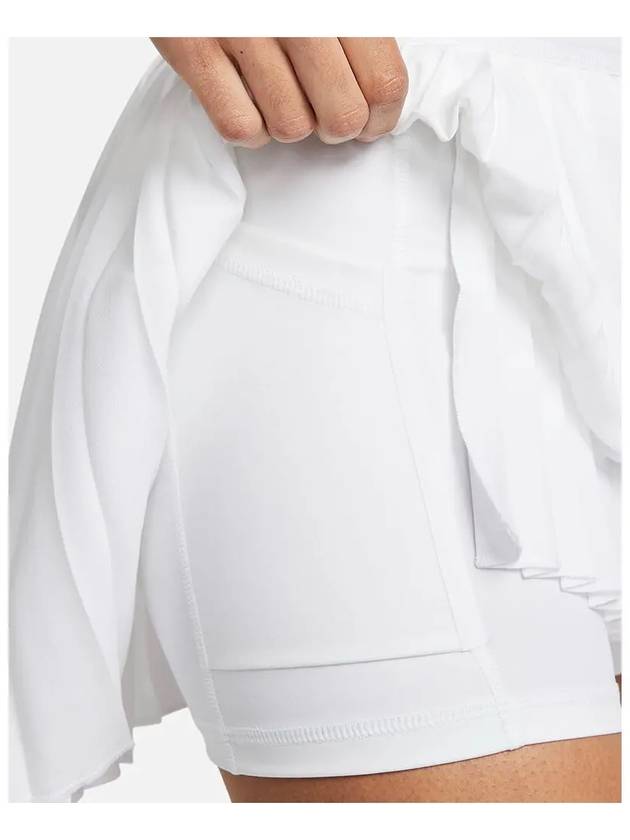 Women s Dri Fit Advantage Pleated Skirt White DR6849 100 - NIKE - BALAAN 6