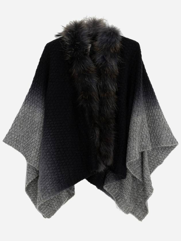 Fox Fur NORCIA Shawl Cloak Cape Chopper 654603862 - MARELLA - BALAAN 1