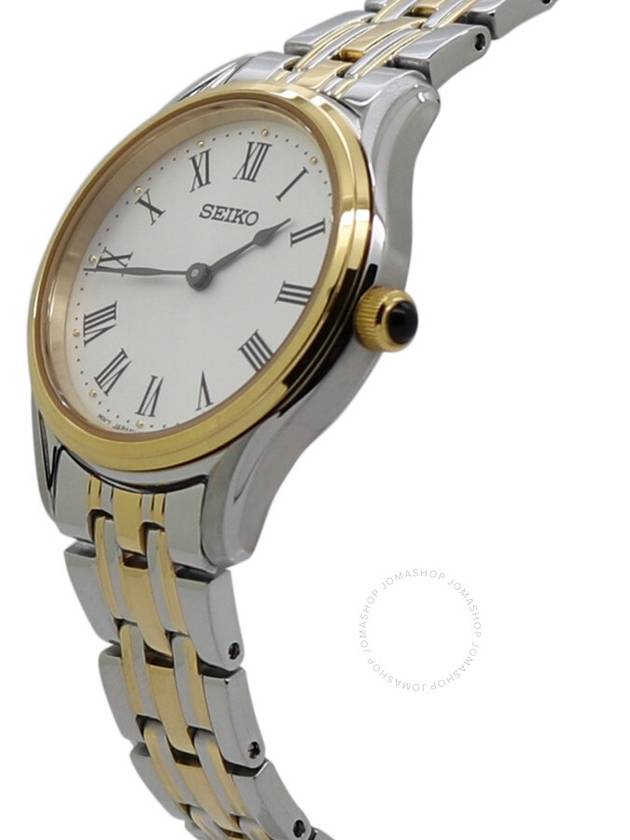 Seiko Quartz White Dial Two-tone Ladies Watch SWR070P1 - SEIKO - BALAAN 2