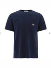 Baby Fox Patch Pocket Short Sleeve T-Shirt Navy - MAISON KITSUNE - BALAAN 5