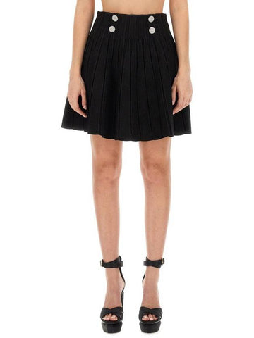 Balmain Skater Skirt - BALMAIN - BALAAN 1