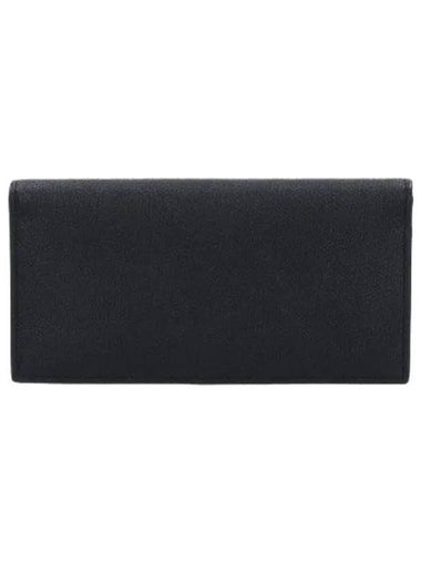 Vertical long wallet black - VALEXTRA - BALAAN 1