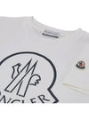 Kids Logo Print T Shirt White 8C0002083907 034 - MONCLER - BALAAN 3