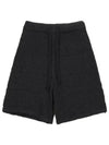 Men s Knit Shorts Black - SUNNEI - BALAAN 1