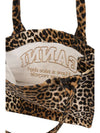 Logo Tote Bag Leopard - GANNI - BALAAN 3