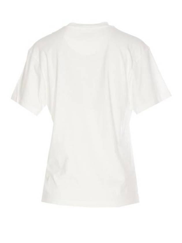 Logo Label Cotton 3 Pack Short Sleeve T-Shirt White - JIL SANDER - BALAAN 3