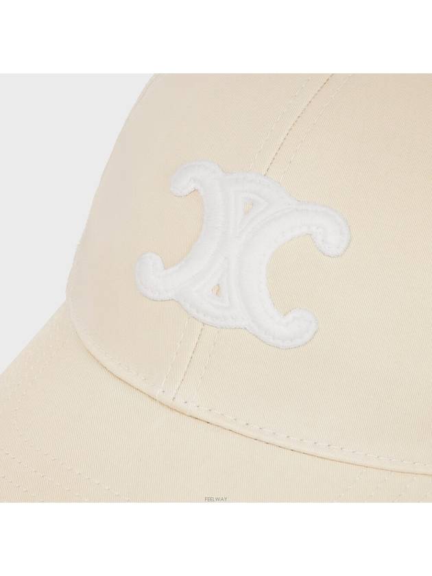 24SS CLEINE TRIOMPHE Ball Cap Vanilla Women 2AUT6969P 01VA - CELINE - BALAAN 4