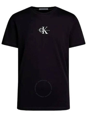 Calvin Klein Monogram Cotton T Shirt Size X Large - CALVIN KLEIN - BALAAN 1