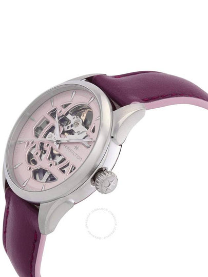 Hamilton Jazzmaster Skeleton Automatic Pink Dial Ladies Watch H32265870 - HAMILTON - BALAAN 2