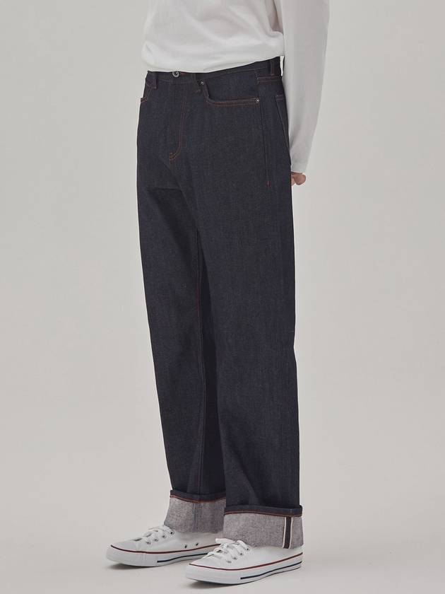 Denim Raw Red Tab Selvedge Pants Indigo - CORK - BALAAN 3