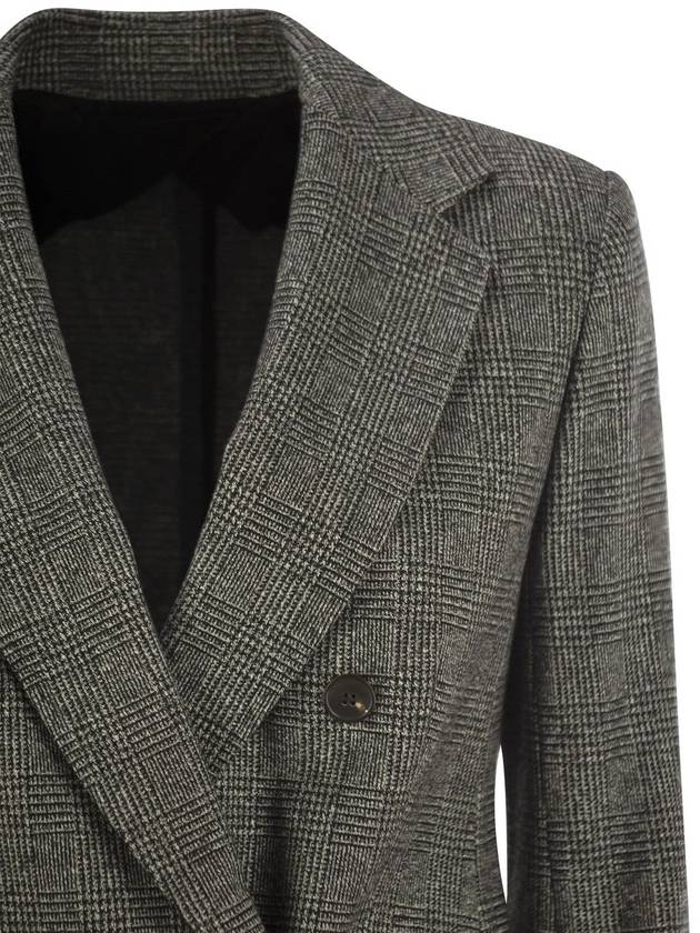 ETTORE - Double-breasted Prince of Wales blazer - MAX MARA - BALAAN 4