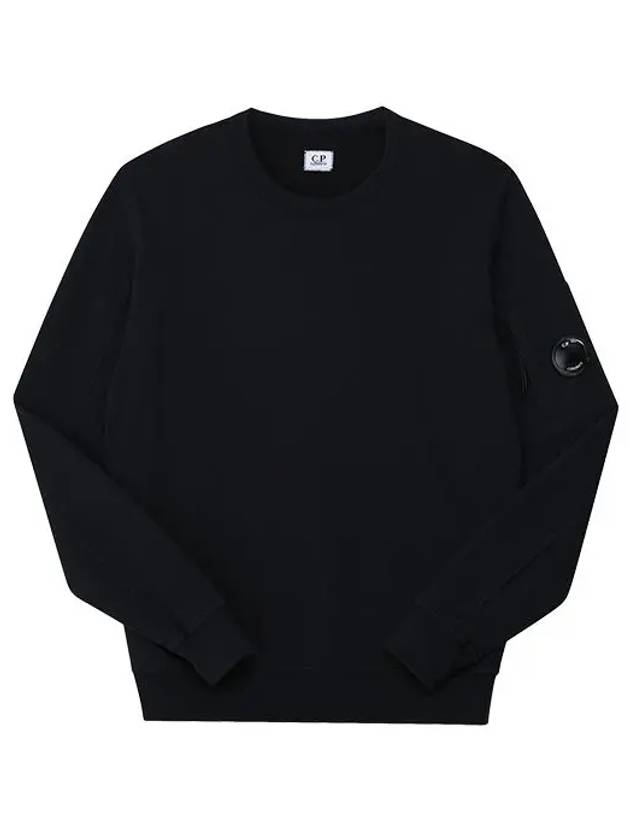 Light Fleece Sweatshirt Black - CP COMPANY - BALAAN 4