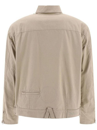 Ambush Beige Zip-Up Long Sleeved Overshirt, Size Medium - AMBUSH - BALAAN 2