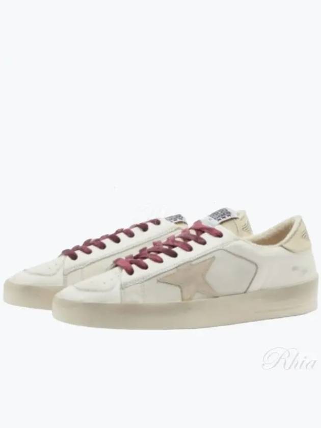 Stardan Leather Low Top Sneakers White - GOLDEN GOOSE - BALAAN 2