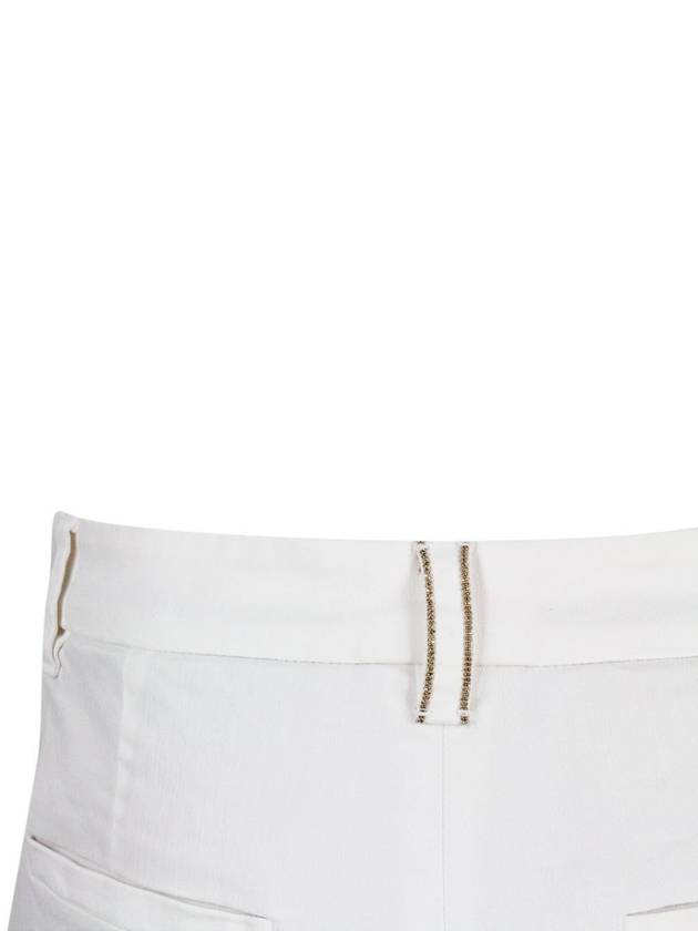 Short Pants MA080P5729 C159 WHITE - BRUNELLO CUCINELLI - BALAAN 5