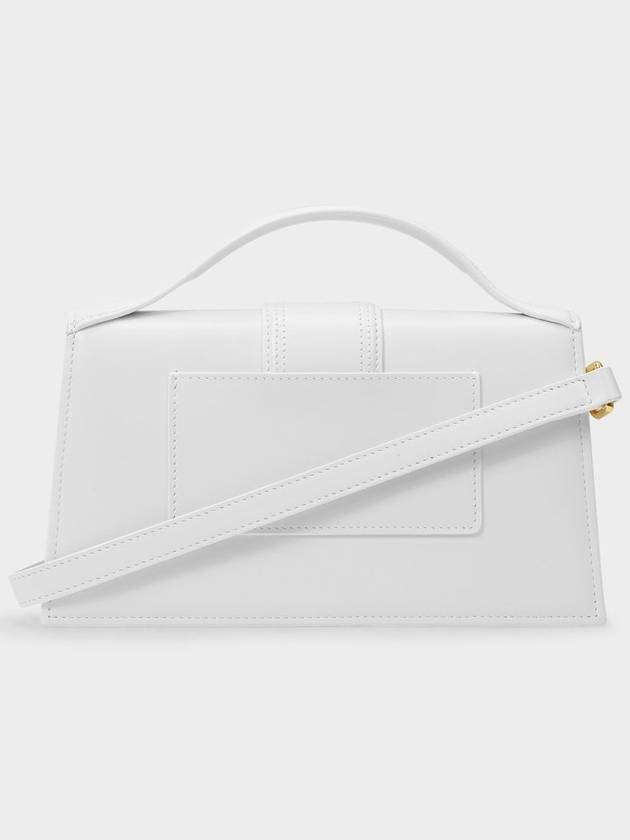 Le Grand Bambino Leather Tote Bag White - JACQUEMUS - BALAAN 4