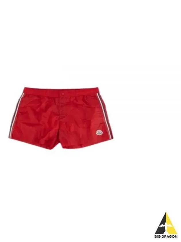 24 2C00021 53326 455 Logo Patch Swim Shorts - MONCLER - BALAAN 1