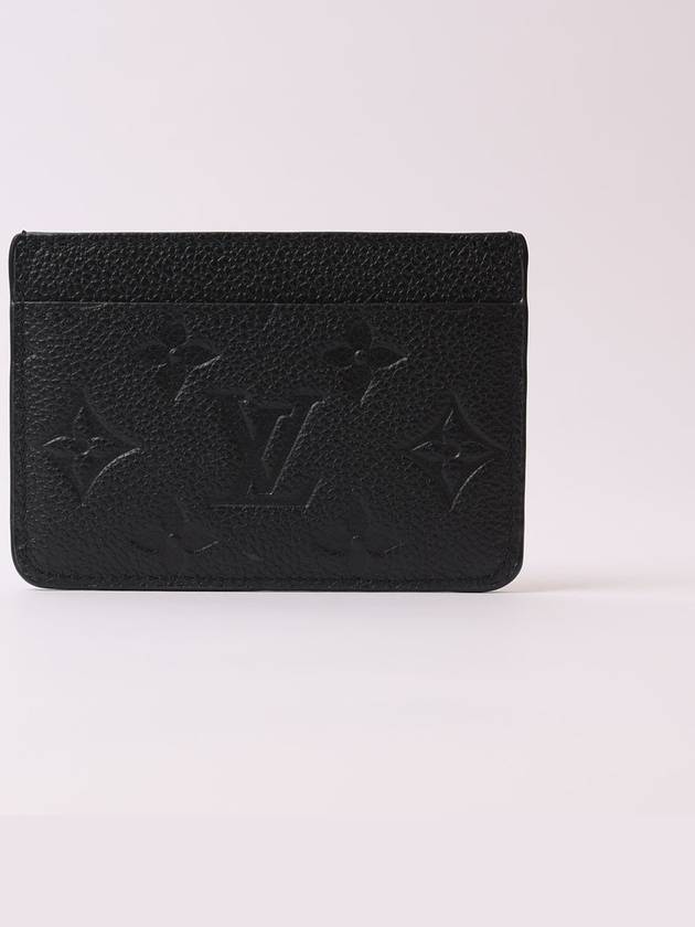 Monogram Empreinte Card Wallet Black - LOUIS VUITTON - BALAAN 3