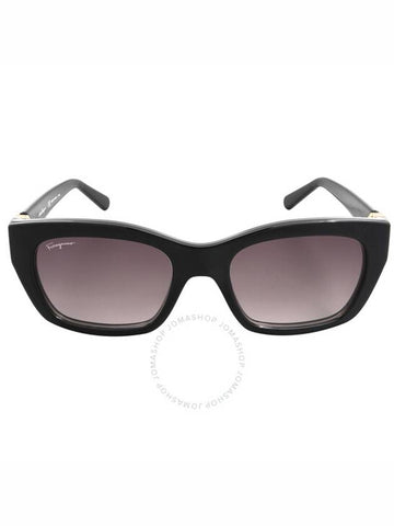 Eyewear Gradient Square Sunglasses Black - SALVATORE FERRAGAMO - BALAAN 1