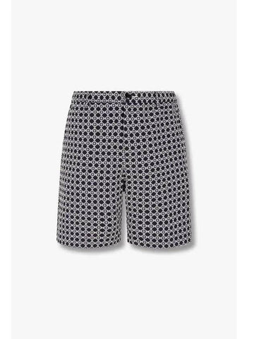 PS Stitch Cross Pattern Shorts Navy - PAUL SMITH - BALAAN 1