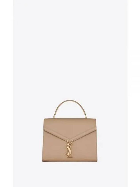 Casandra Grain Leather Tote Bag Beige - SAINT LAURENT - BALAAN 2