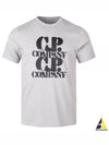 30/1 Jersey Graphic Short Sleeve T-Shirt Grey - CP COMPANY - BALAAN 2