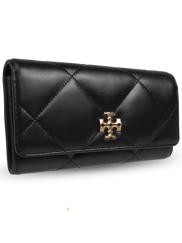 Tory Burch Leather Wallet Kira, Women's, Black - TORY BURCH - BALAAN 4