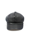 Newsboy Ball Cap Leather Black P00000GS - DONTFORGETME - BALAAN 2