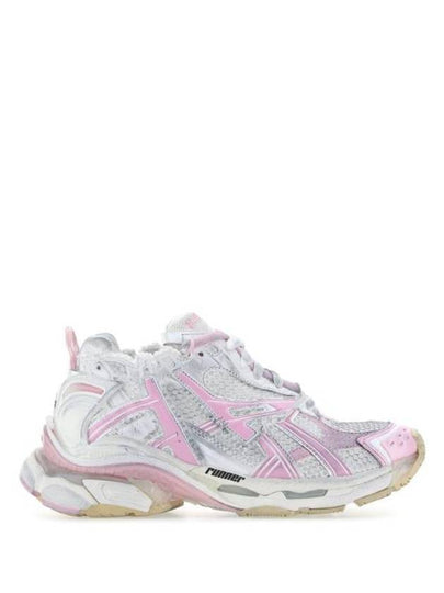 Runner Low Top Sneakers White Pink - BALENCIAGA - BALAAN 2