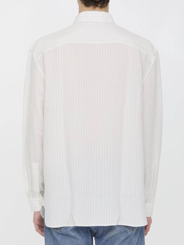 Long Sleeve Shirt 712700Y1I539782 P24 BEIGE GRIS NOIR - SAINT LAURENT - BALAAN 5