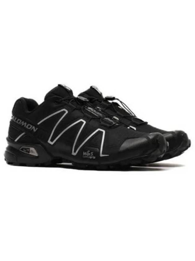 Speedcross 3 Low Top Sneakers Black Silver - SALOMON - BALAAN 2