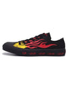 flame print low top sneakers black - CONVERSE - BALAAN 3