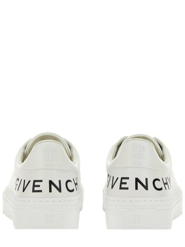 City Sports Leather Low Top Sneakers White - GIVENCHY - BALAAN 4