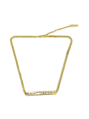 Logo Chain Necklace Gold - MARC JACOBS - BALAAN 1