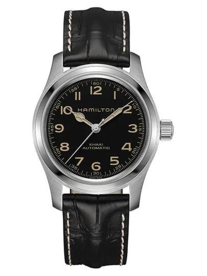 Khaki Field Muff Auto 42mm Watch Black - HAMILTON - BALAAN 2