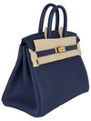 Blue Navy Togo Birkin 25 Gold W - HERMES - BALAAN 2